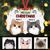 Personalized Cat Meowy Christmas Benelux Ornament SB151 23O57 thumb 1