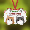 Personalized Cat Meowy Christmas Benelux Ornament SB151 23O57 thumb 1