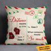 Personalized Long Distance Pillow SB78 30O57 (Insert Included) 1