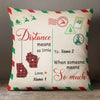 Personalized Long Distance Pillow SB78 30O57 (Insert Included) 1