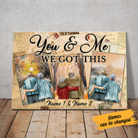 Personalized Couple You And Me Poster SB74 95O36 thumb 1