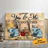 Personalized Couple You And Me Poster SB74 95O36 1