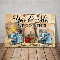 Personalized Couple You And Me Poster SB74 95O36 thumb 1