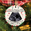 Personalized Baby's First Christmas Circle Ornament SB75 87O57 1