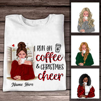 Personalized Coffee Christmas T Shirt SB72 24O57 thumb 1