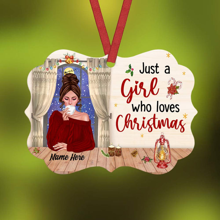 Personalized Girl Love Christmas Benelux Ornament SB153 24O57 1