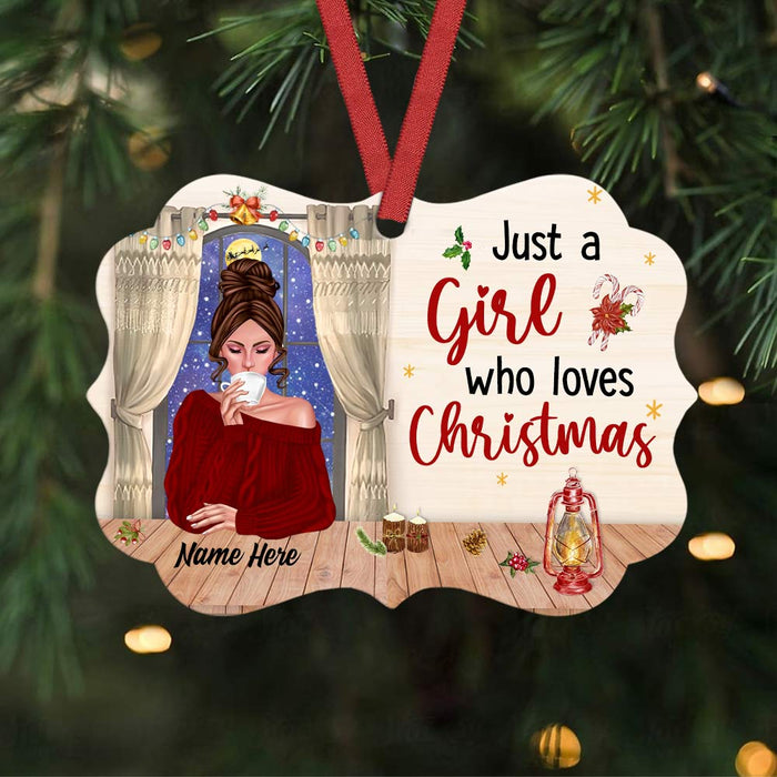 Personalized Girl Love Christmas Benelux Ornament SB153 24O57 1