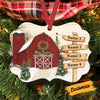 Personalized Family Christmas Barns Benelux Ornament SB82 95O53 thumb 1