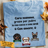 Personalized Dog Mom Italian Mama Cane T Shirt AP133 26O36 1