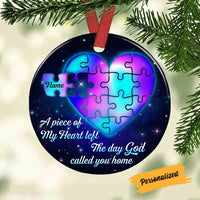 Personalized Memo Piece Of My Heart Circle Ornament SB92 26O58 thumb 1