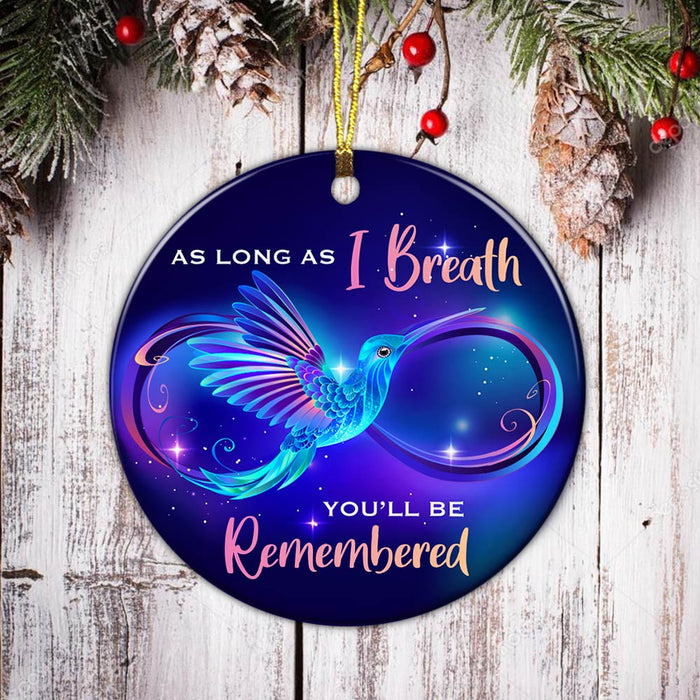 Personalized Memo Mom Dad Circle Ornament SB91 87O36 1