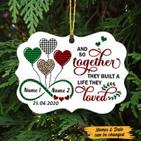 Personalized Christmas Couple Together Benelux Ornament SB91 26O47 thumb 1