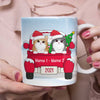 Personalized Cat Christmas Red Truck Mug AG264 81O34 1