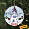 Personalized Family Christmas Circle Ornament SB91 22O34 1