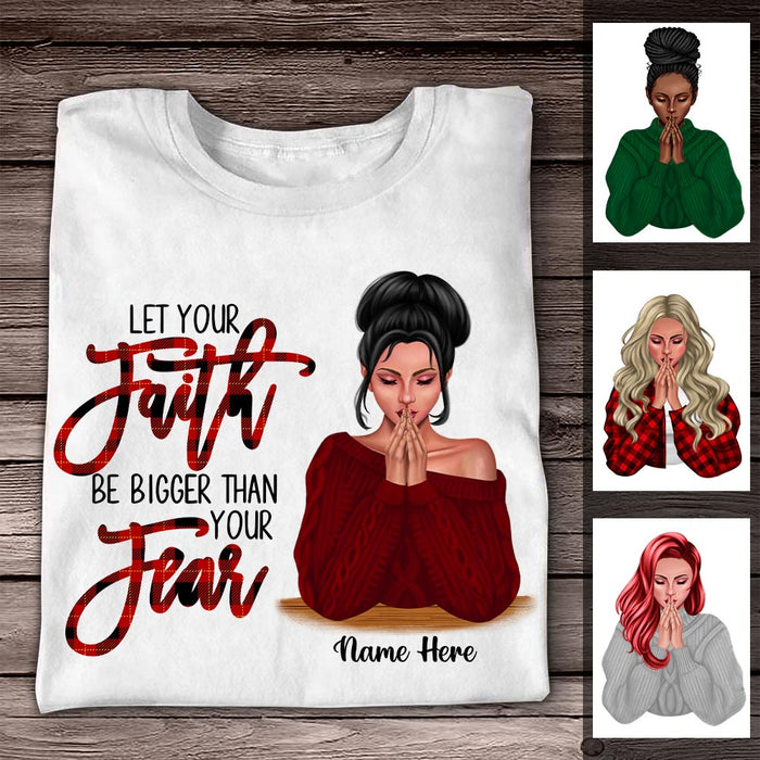 Personalized BWA Faith Over Fear T Shirt SB91 24O47 1
