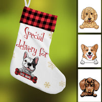 Personalized Christmas Delivery For Dog Stocking SB93 30O34 thumb 1