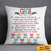 Personalized Grandma Hug This Pillow AP64 30O36 (Insert Included) thumb 1