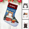 Personalized Cat Christmas Chimney Stocking SB102 24O34 1