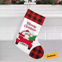 Personalized Christmas Cat Stocking SB101 26O58 thumb 1