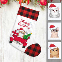 Personalized Christmas Cat Stocking SB101 26O58 thumb 1