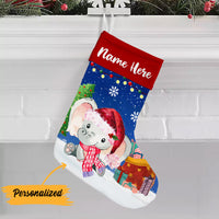 Personalized Elephant Family Christmas Stocking SB101 95O47 thumb 1