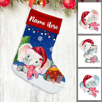Personalized Elephant Family Christmas Stocking SB101 95O47 thumb 1