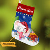 Personalized Elephant Family Christmas Stocking SB101 95O47 1