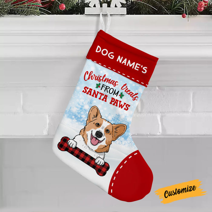 Personalized Christmas Dog Treats Stocking SB102 26O53 1