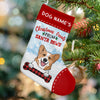 Personalized Christmas Dog Treats Stocking SB102 26O53 1
