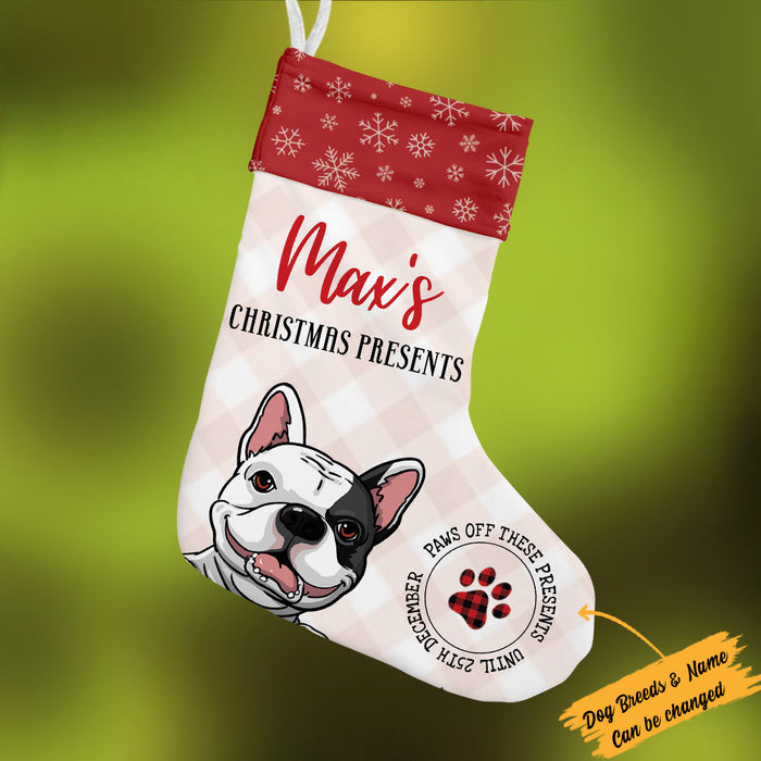 Personalized Dog Christmas Stocking SB102 85O57 1