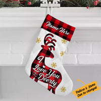 Personalized Hunting I Love You Deerly Christmas Stocking SB103 87O36 thumb 1