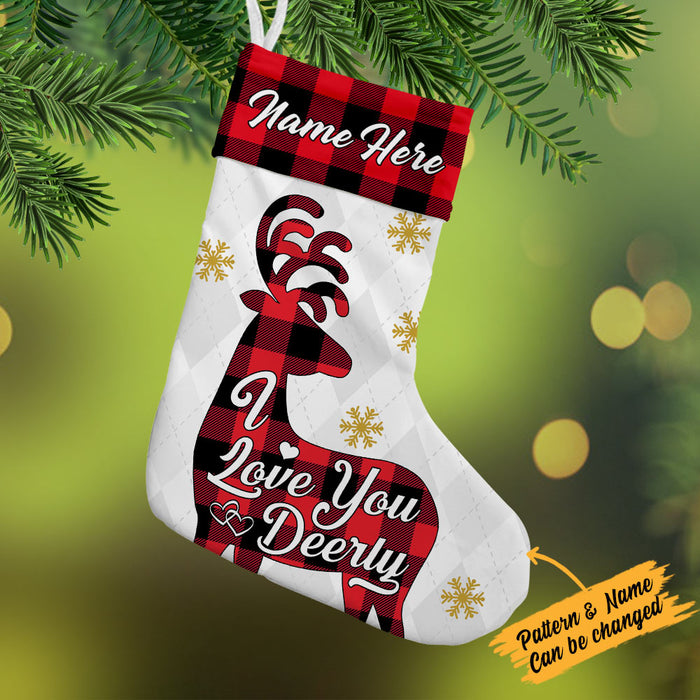 Christmas Stockings  FUNNY DEER – AddyLou Creates
