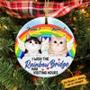 Personalized Cat Memo Rainbow Bridge Circle Ornament SB103 30O36 1