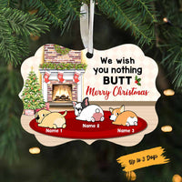 Personalized Merry Christmas Dog Benelux Ornament SB103 23O58 thumb 1