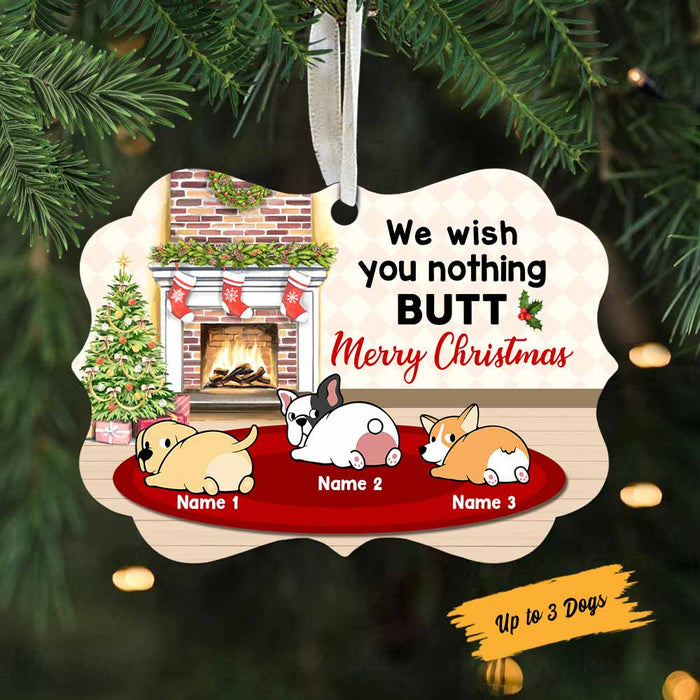 Personalized Merry Christmas Dog Benelux Ornament SB103 23O58 1