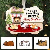Personalized Merry Christmas Dog Benelux Ornament SB103 23O58 thumb 1