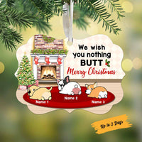 Personalized Merry Christmas Dog Benelux Ornament SB103 23O58 thumb 1