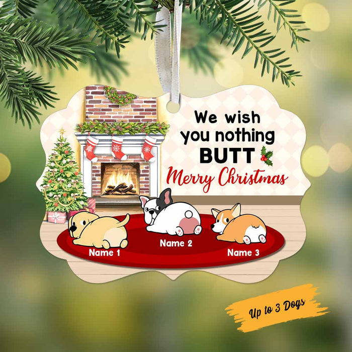 Personalized Merry Christmas Dog Benelux Ornament SB103 23O58 1