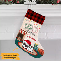 Personalized Christmas Dog Delivery Stocking SB131 26O47 thumb 1