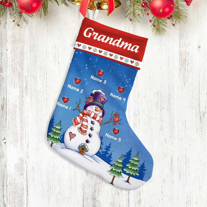 Personalized Grandma Christmas Stocking SB105 30O58 1