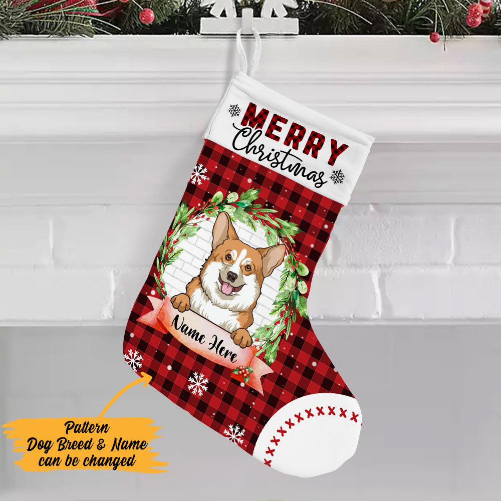 Personalized Dog Christmas Stocking SB155 95O47