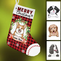 Personalized Dog Christmas Stocking SB155 95O47 thumb 1