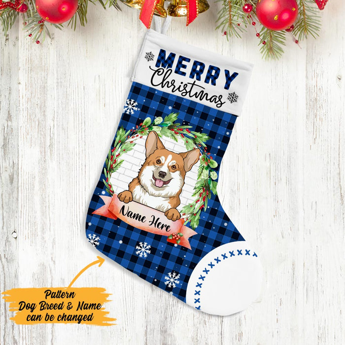 Personalized Dog Christmas Stocking SB155 95O47 1