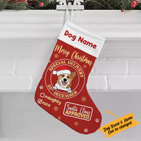 Personalized Dog Christmas Stocking SB131 30O36 thumb 1