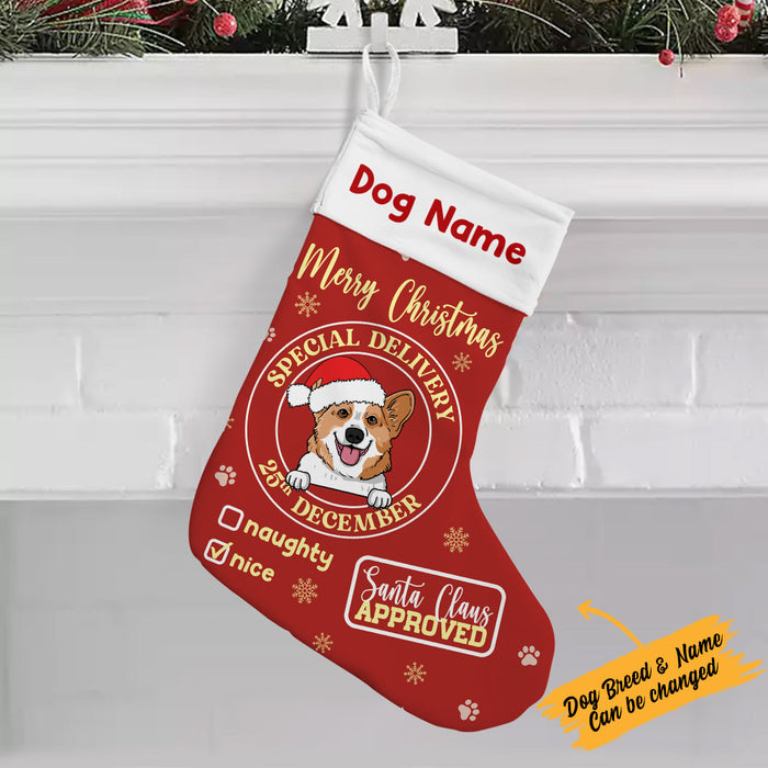 Personalized Dog Christmas Stocking SB131 30O36 1