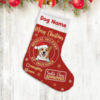 Personalized Dog Christmas Stocking SB131 30O36 thumb 1