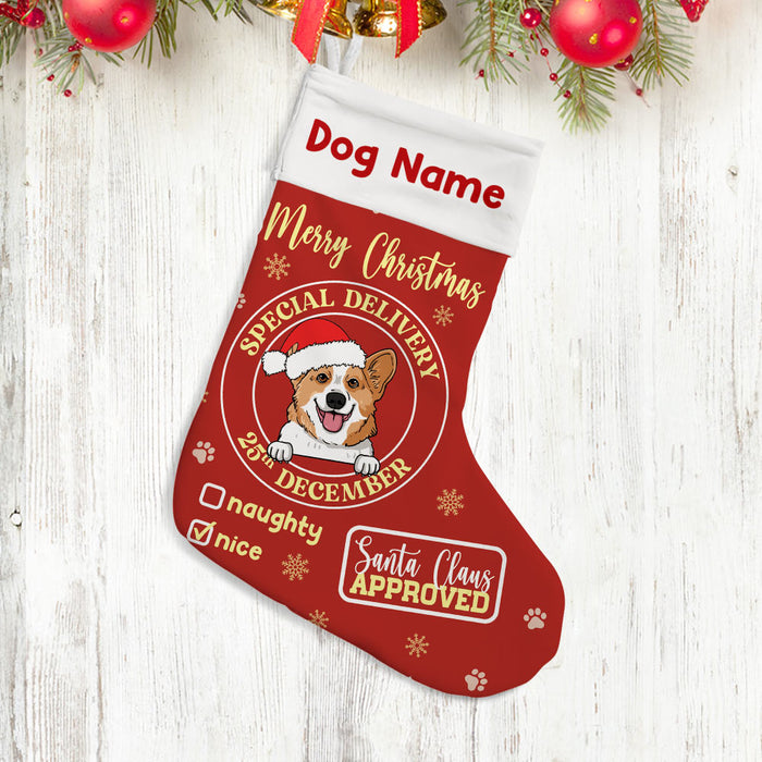 Personalized Dog Christmas Stocking SB131 30O36 1