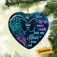 Personalized Memo Christmas Heart Ornament SB131 24O34 thumb 1