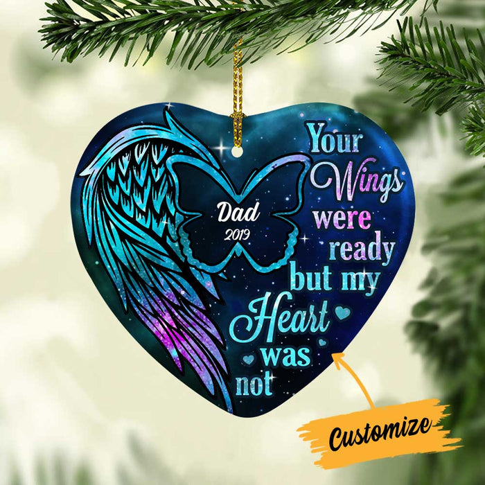 Personalized Memo Christmas Heart Ornament SB131 24O34 1