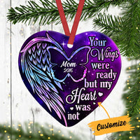 Personalized Memo Christmas Heart Ornament SB131 24O34 thumb 1